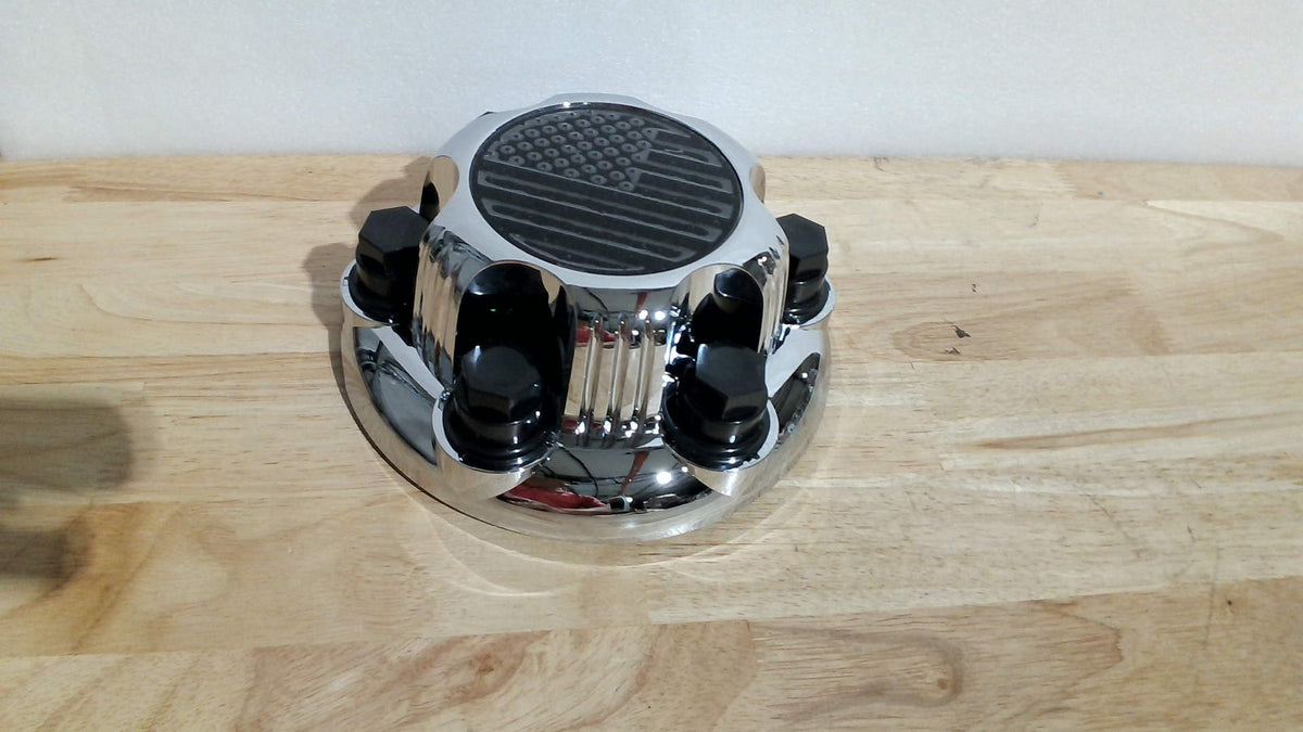 Nueva tapa central cromada de 6 pernos para llantas Silverado/Tahoe/Suburban/Avalanche/Express/Savana/Sierra/Yukon. Juego de tapas centrales cromadas de repuesto OEM para llantas de 16"/17" pulgadas.