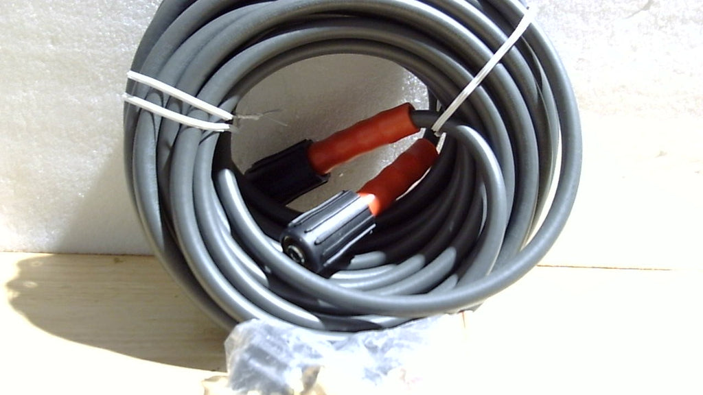 Manguera flexible mejorada para hidrolavadora YAMATIC de 50 pies (1/4"), 3200 PSI, sin dobleces, con adaptadores de conexión rápida M22-14 mm y 3/8", extensión para hidrolavadoras a gasolina Troy-Bilt Ryobi Honda Craftsman.
