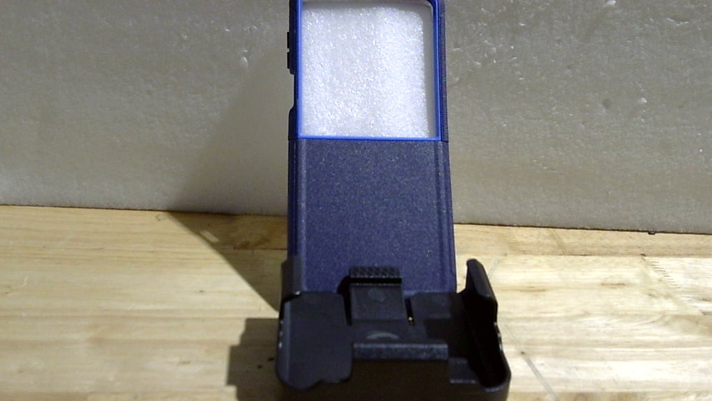 Funda para Samsung Galaxy Z Flip 7 con clip para cinturón, 2 capas de material resistente, antigolpes y antiarañazos, color azul.