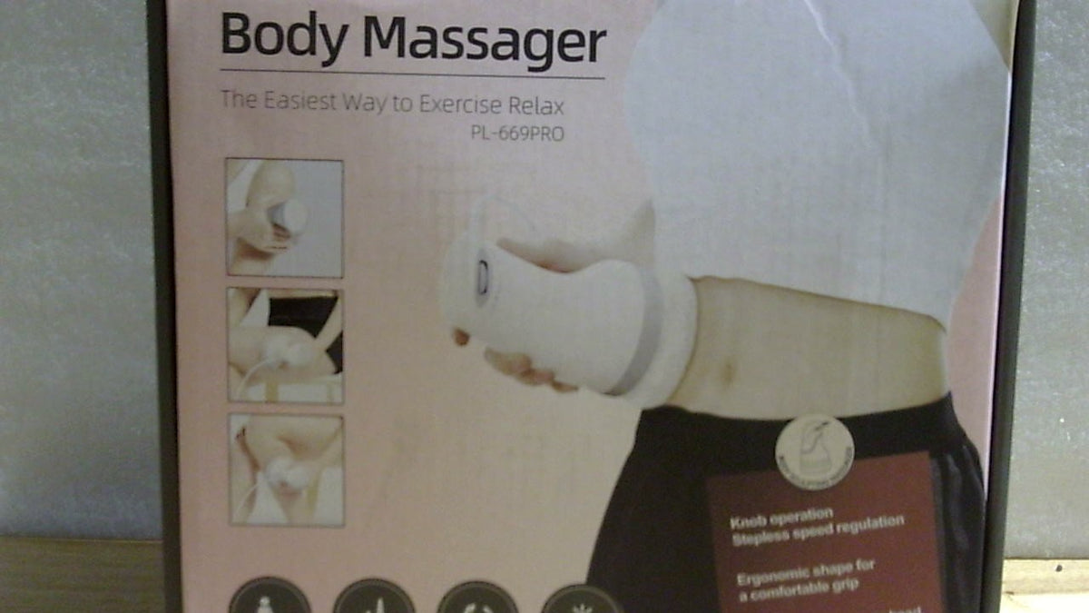 Máquina de modelado corporal BUSHIPIN, masajeador eléctrico anticelulítico con 6 almohadillas, máquina de masaje corporal completa portátil para espalda/abdomen/glúteos/piernas/brazos, masaje profundo relajante, vibración rotatoria anticelulítica.