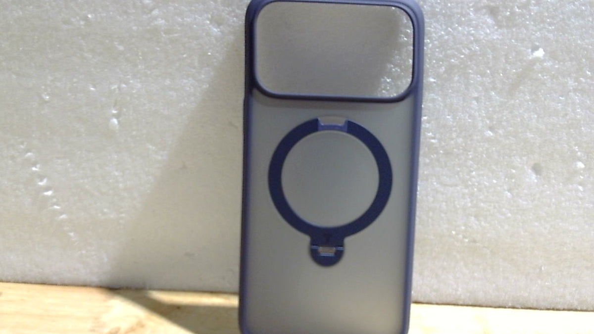 Funda TORRAS Q3 Spin para iPhone 17 Pro Max con soporte magnético de 360°, control de cámara, compatible con MagSafe, 4X de grado militar a prueba de golpes para iPhone 17 Pro Max con soporte, azul oscuro.