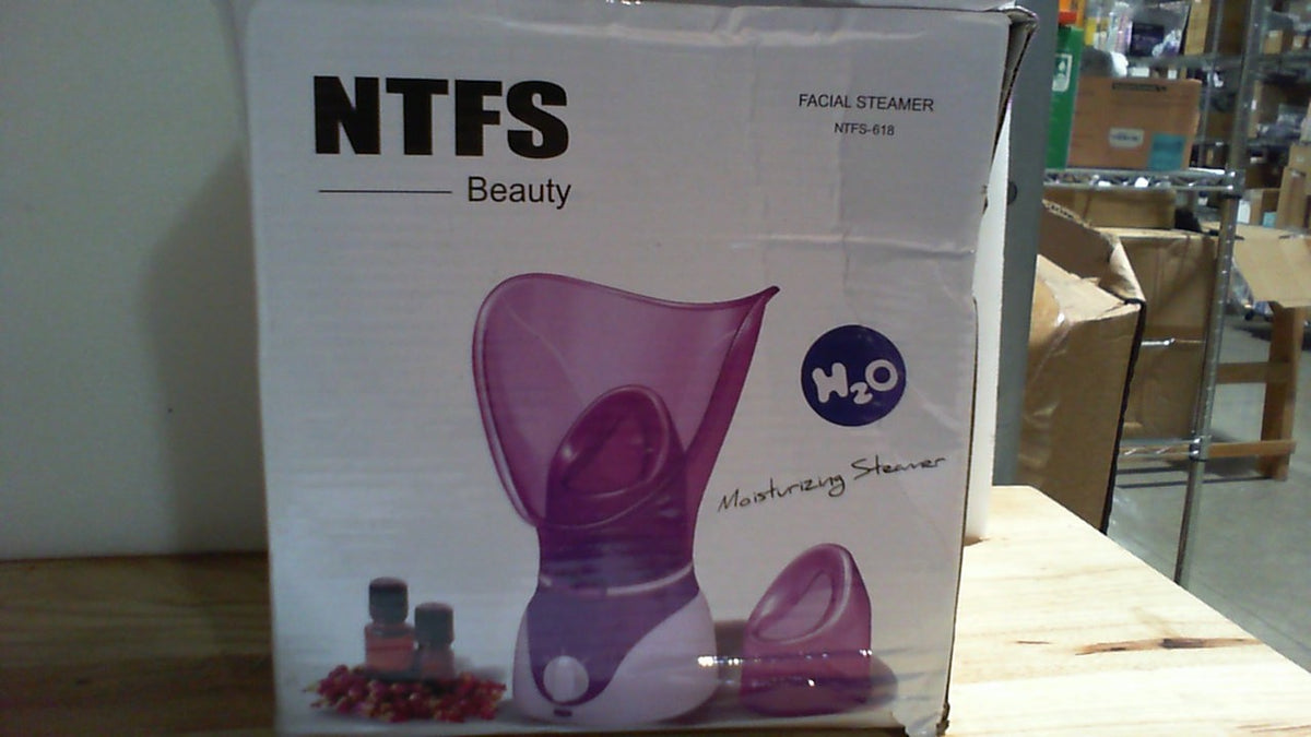 Vaporizador facial personal, inhalador de vapor, sauna facial, vaporizador de niebla caliente, instrumento de belleza hidratante, rejuvenece e hidrata tu piel (morado).
