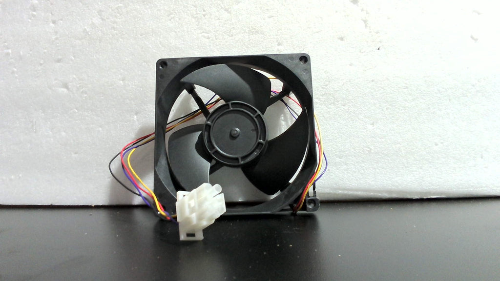 Motor del ventilador del evaporador del congelador del refrigerador Hoypeyfiy WR60X25858, repuesto para modelos de refrigeradores GE, reemplaza WR60X10340 4931166 AP6891698 PS12727431 (negro)