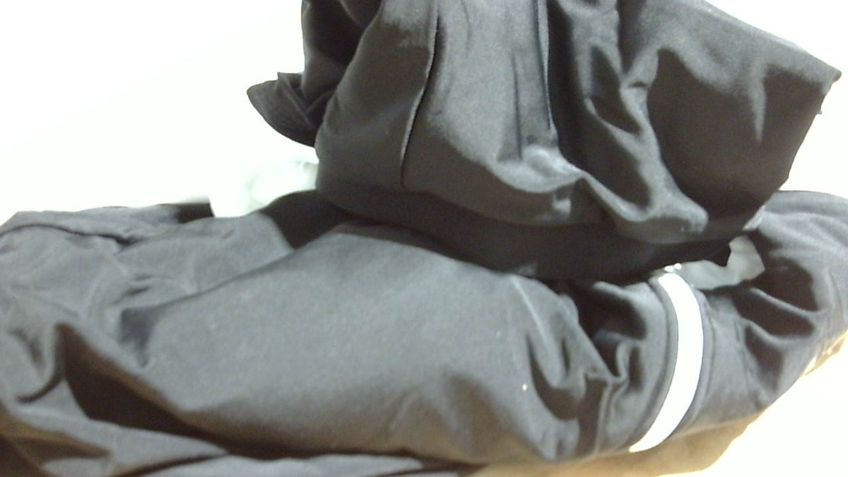 Traje de baño de protección solar para niñas, talla 12 y 14, manga larga, color negro y blanco, traje de baño de dos piezas para adolescentes con protección solar UPF 50+.