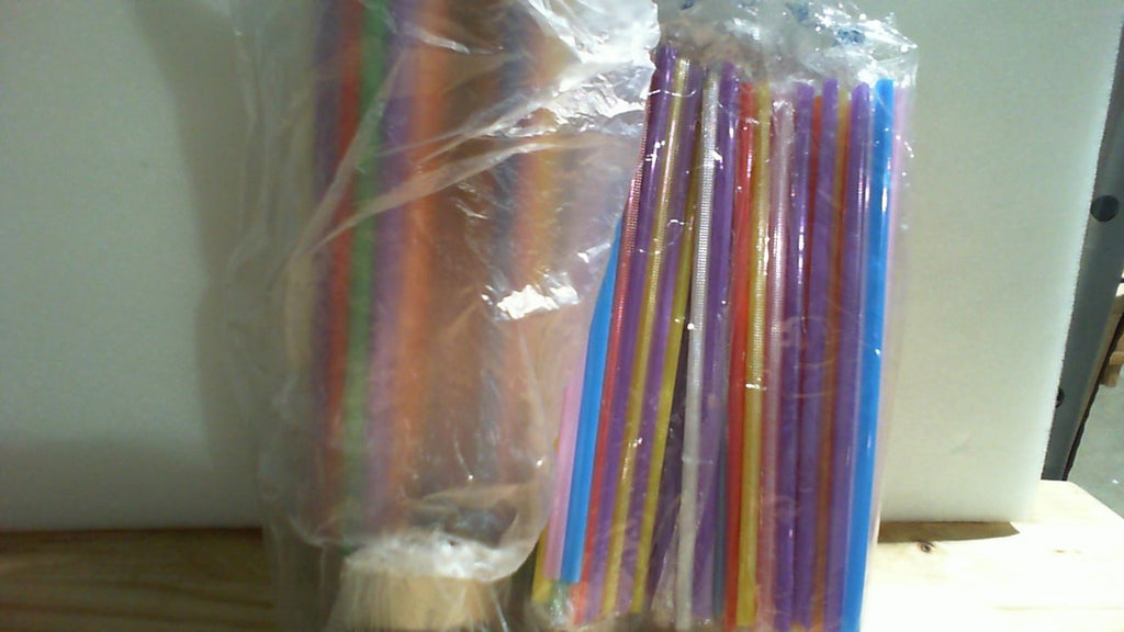 Dispensador de pajitas de vidrio Kailund para mostrador con 200 pajitas y tapa de acero inoxidable, organizador de pajitas retro para cafeterías, bares y hogares.