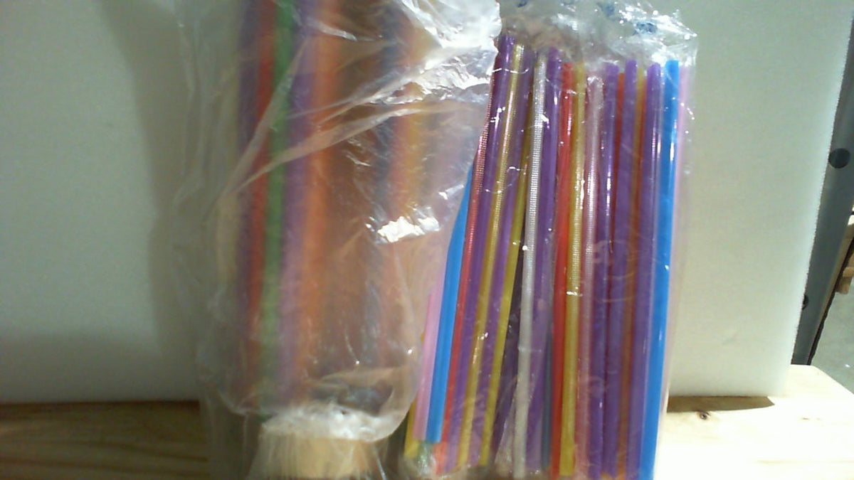 Dispensador de pajitas de vidrio Kailund para mostrador con 200 pajitas y tapa de acero inoxidable, organizador de pajitas retro para cafeterías, bares y hogares.