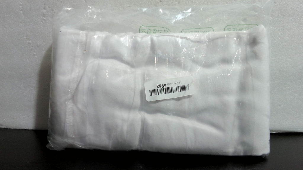 Mantel redondo BYDOLL de 90 pulgadas, apto para mesas redondas de hasta 80 pulgadas de diámetro, blanco, lavable, resistente a arrugas y manchas, de poliéster, ideal para fiestas.