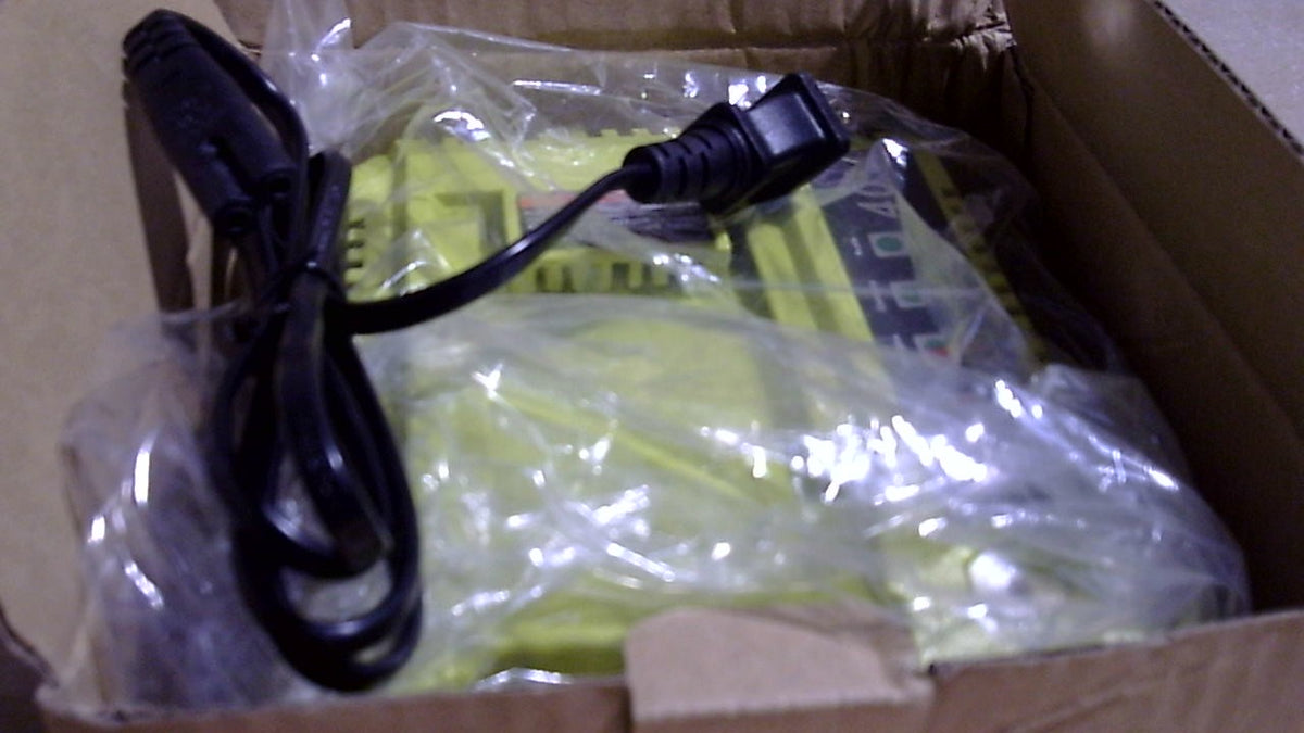 Cargador de repuesto Kotoate para Ryobi de 40 V, cargador OP401 compatible con baterías de litio Ryobi de 40 V OP4040, OP4050, OP4050A, OP40601, OP4026, OP4015 y OP4030. Cargador rápido.