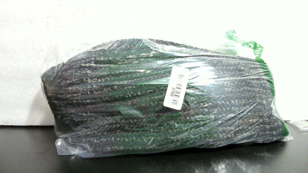 Alfombrilla BEQHAUSE Dirt Trapper de 43 x 76 cm (17" x 30"), semicircular, antideslizante, lavable, para entrada, absorbente, de perfil bajo, para puerta principal, trasera y recibidor, color negro.