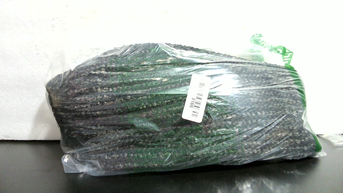 Alfombrilla BEQHAUSE Dirt Trapper de 43 x 76 cm (17" x 30"), semicircular, antideslizante, lavable, para entrada, absorbente, de perfil bajo, para puerta principal, trasera y recibidor, color negro.