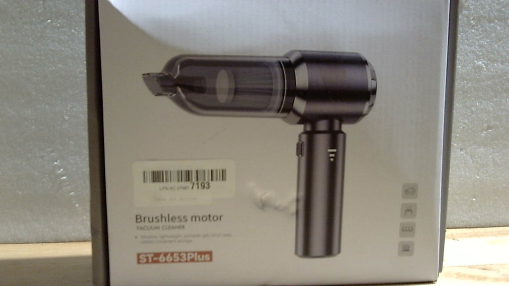 Aspiradora portátil inalámbrica 4 en 1 para coche y aspiradora de mano, 20000 Pa de alta potencia, recargable, con 3 filtros reutilizables, ideal para coche, hogar, oficina y mascotas (gris plateado).