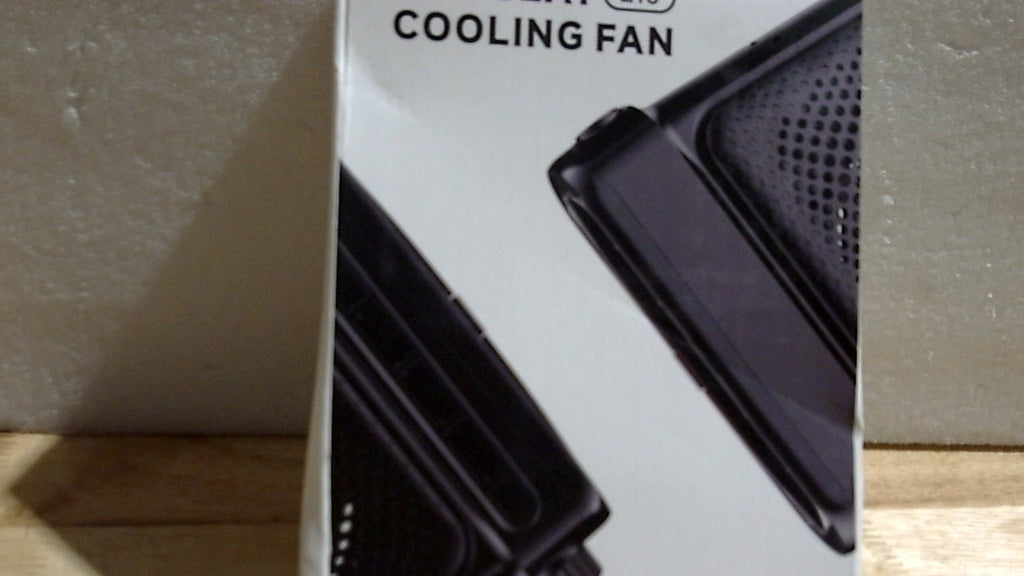Ventilador para asiento de coche Bicboz con flujo de aire de refrigeración en el respaldo para el conductor y los pasajeros del asiento trasero, ventilador silencioso USB de 3 velocidades para el asiento trasero del bebé en sentido contrario a la marcha