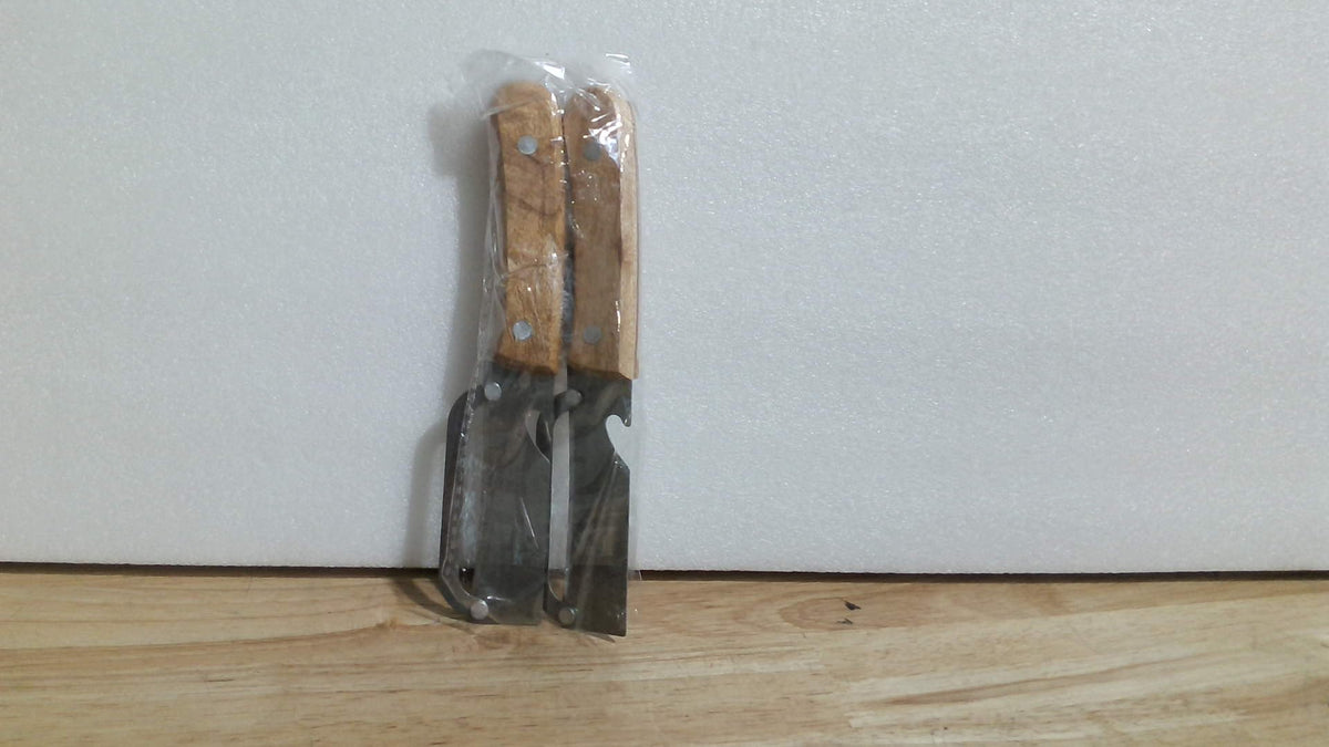 Pelador de verduras multifuncional para cocina, 2 piezas, pelador con mango de madera y abridor de botellas, peladores de cocina para frutas, verduras y calabaza.