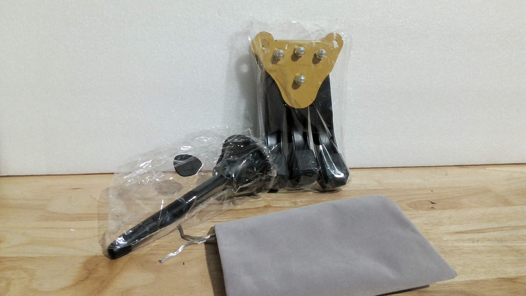 Soporte portátil para clarinete FHXHJJUS, trípode plegable, soporte para flauta, soporte desmontable para oboe, base metálica para instrumentos de viento-madera con bolsa de transporte.
