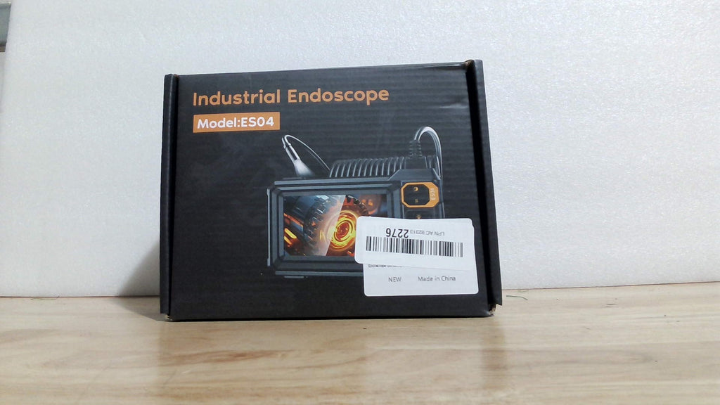 Cámara endoscópica con luz, cámara de inspección de boroscopio HD 1920P con pantalla IPS de 4.3", AukonVee IP67 resistente al agua con 8 LED y cámara serpiente semirrígida de 16.5 pies para herramientas de tuberías automotrices y dispositivos para hombres