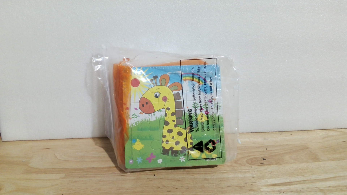 SANNIX Paquete de 12 rompecabezas para niños pequeños, rompecabezas de animales de madera, 9 piezas con 12 bolsas organizadoras para niños de 2, 3, 4 y 5 años, rompecabezas educativos preescolares, juguetes de aprendizaje y viaje para niños y niñas.