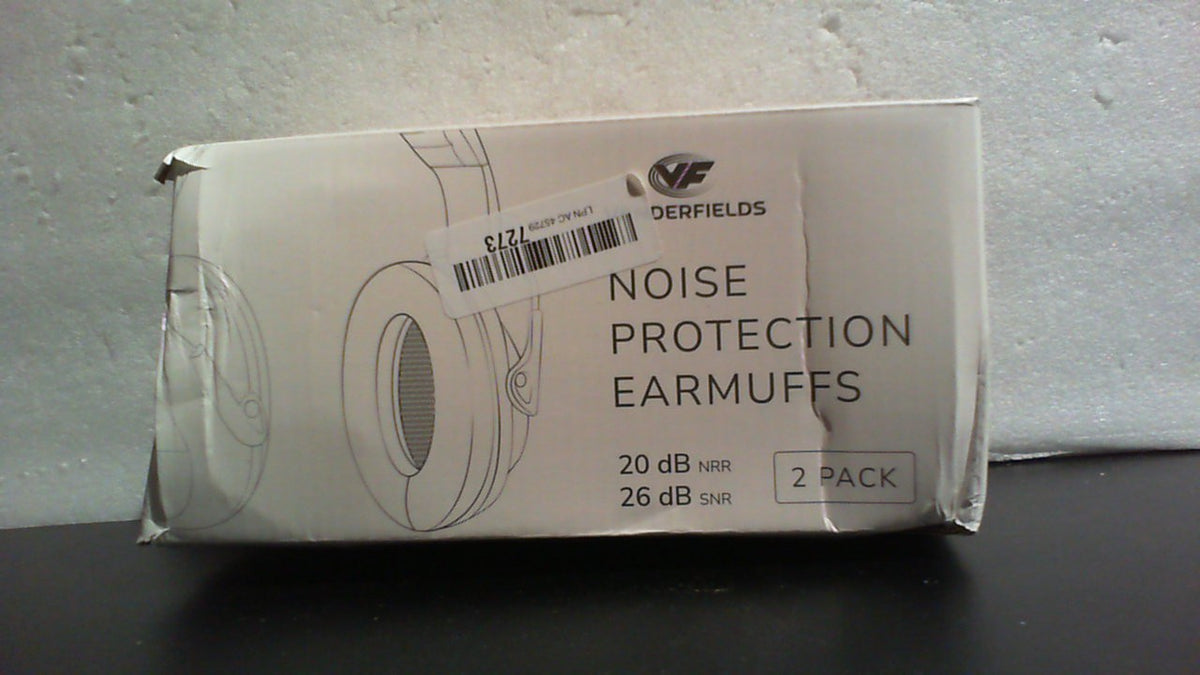 Auriculares de protección auditiva Vanderfields con reducción de ruido de 20 dB, orejeras con cancelación de ruido para adultos: protección auditiva pasiva para campos de tiro, fuegos artificiales, construcción y corte de césped.