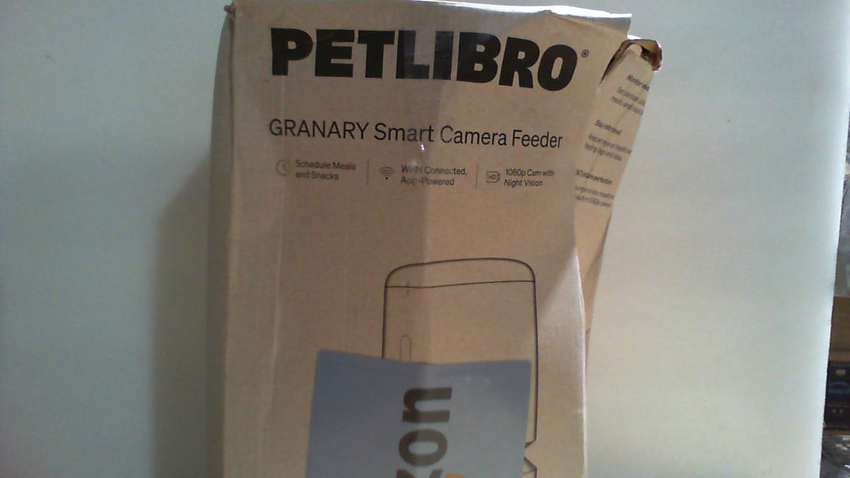 Comedero automático para gatos PETLIBRO con cámara, HD 1080P y visión nocturna, WiFi de 5 GHz/2,4 GHz y cámara. Comedero inteligente para mascotas con control por aplicación, audio bidireccional, alertas de movimiento para gatos y perros, bandeja