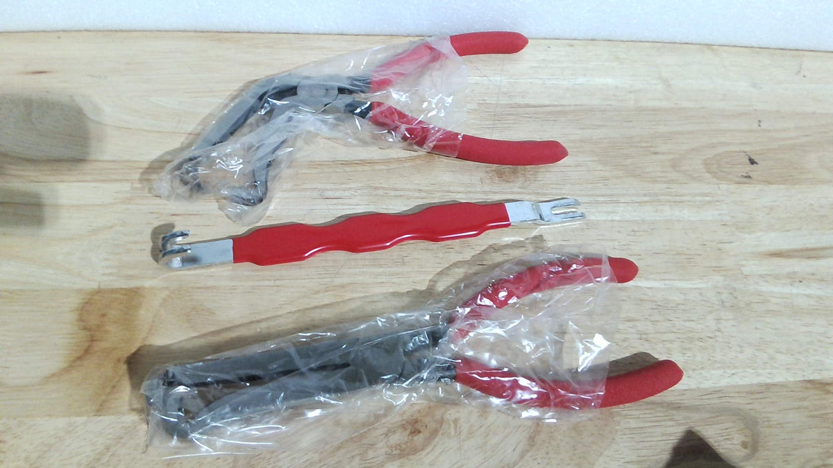 Alicates de desconexión eléctrica profesionales Zesllwid de 3 piezas, kit de herramientas para separar conectores eléctricos automotrices y extraer arneses de cableado, alicates de liberación de terminales rectos y de 60° para automóviles, camiones y SUV.