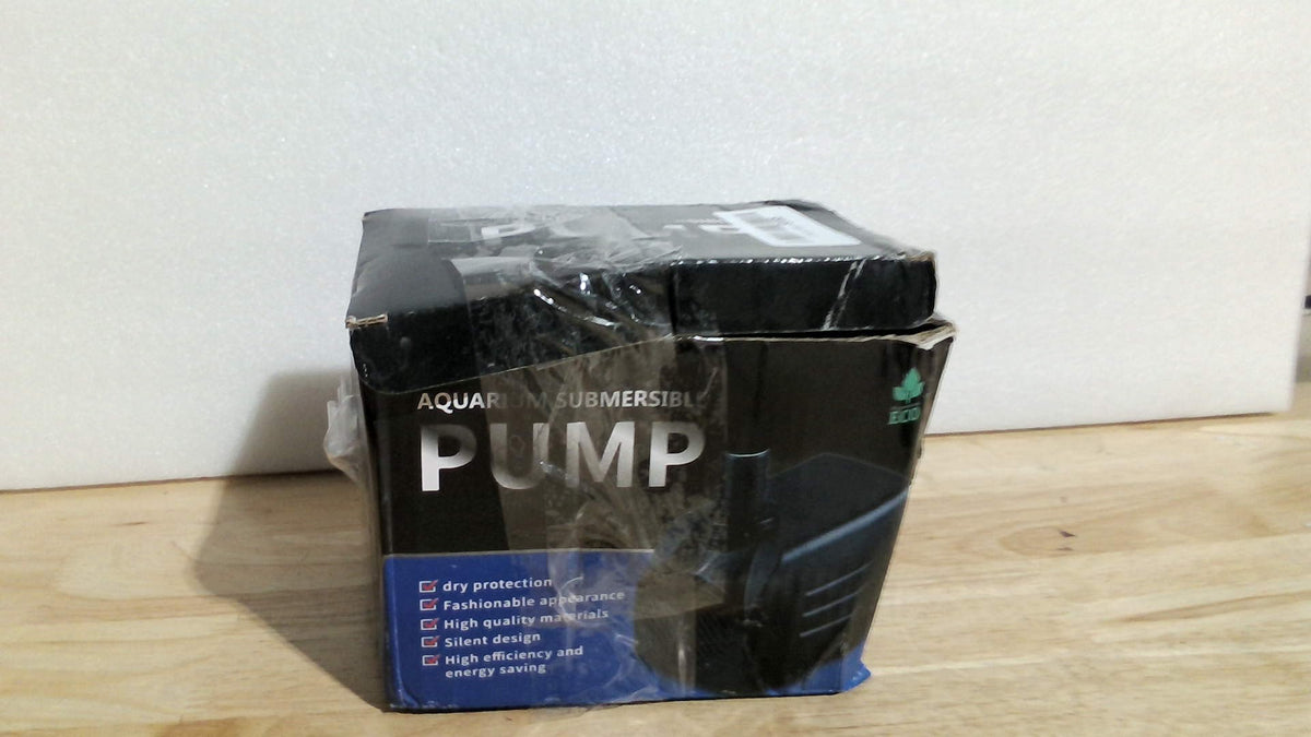 Bomba de agua sumergible de 45 W y 2700 l/h para fuente con luz, altura de elevación de 2,7 m, bomba ultra silenciosa con 3 boquillas para jardines exteriores, peceras, estanques y decoración de acuarios.