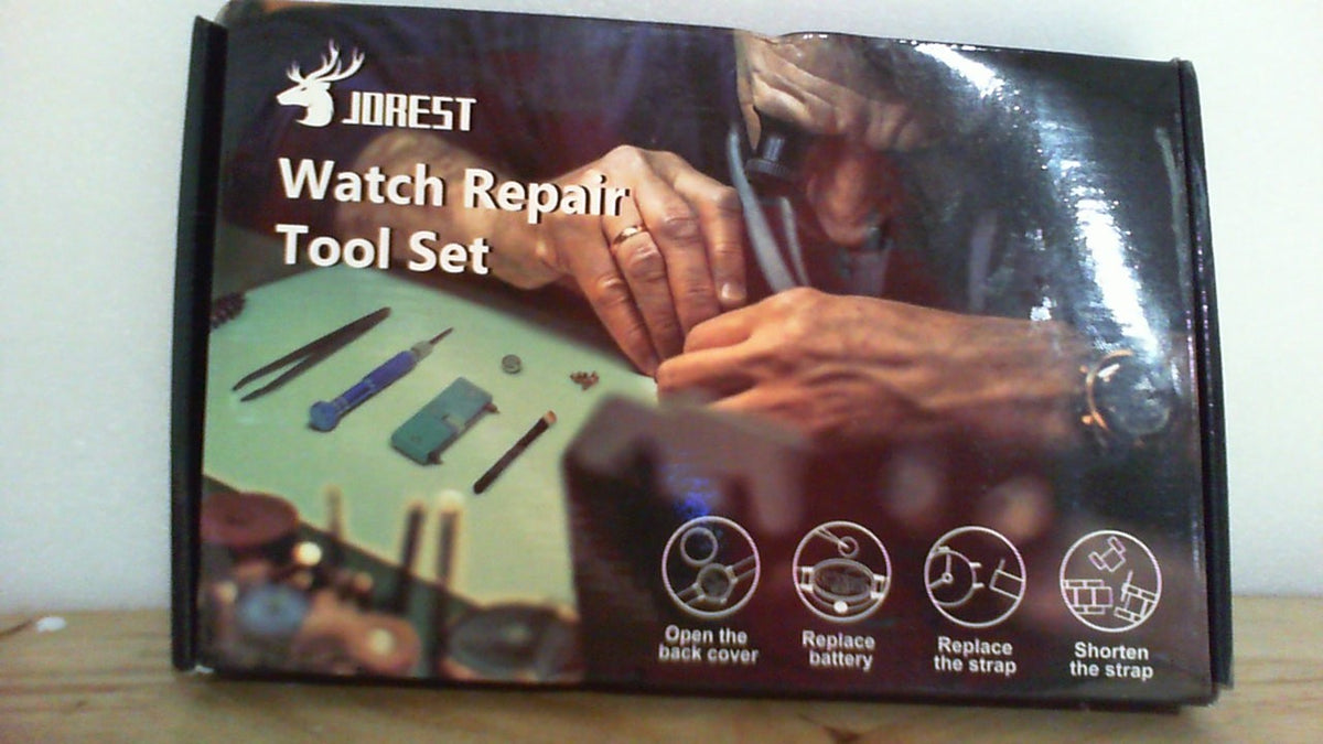 JOREST Watch Repair Tool Set (Kit de herramientas para reparación de relojes)