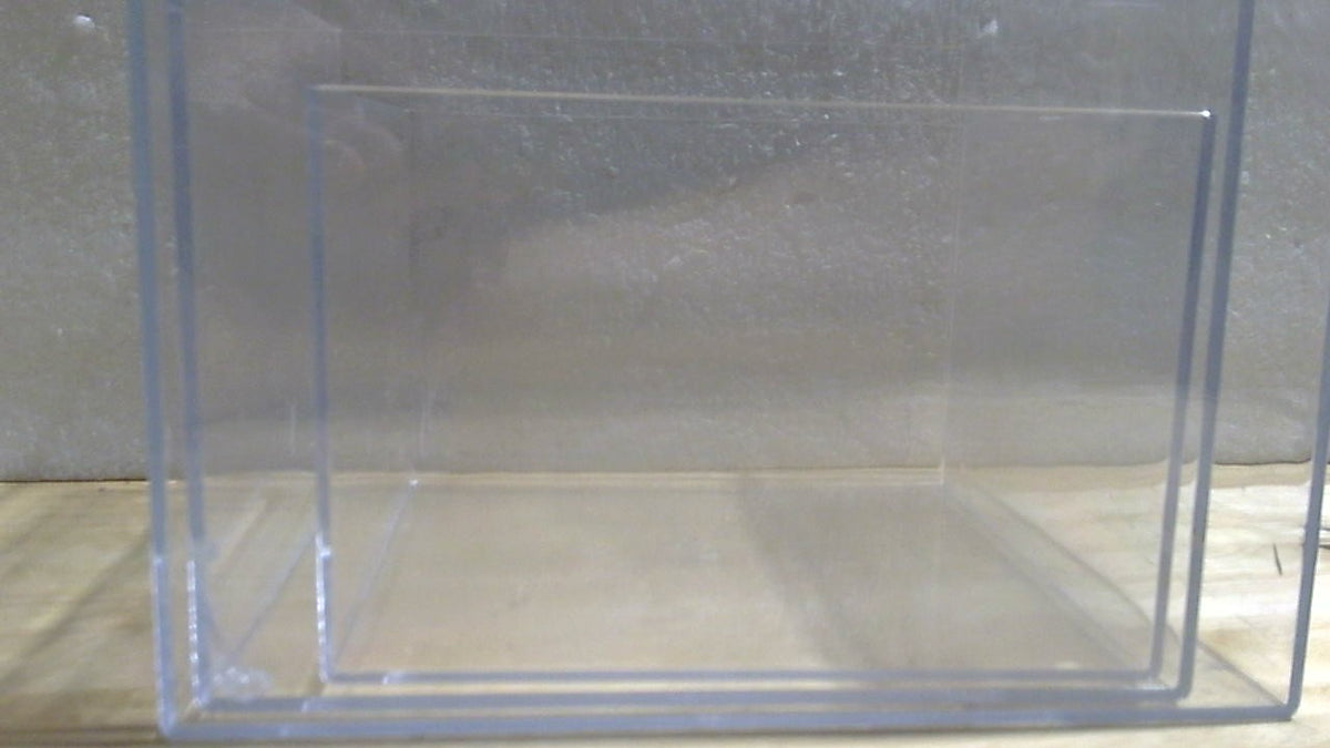 Una pieza con daño - Juego de 3 soportes acrílicos transparentes para buffet, tamaños 8, 7 y 6 pulgadas
