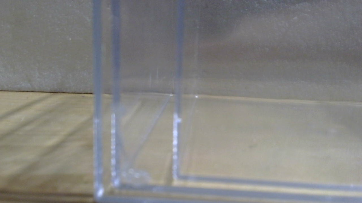Una pieza con daño - Juego de 3 soportes acrílicos transparentes para buffet, tamaños 8, 7 y 6 pulgadas