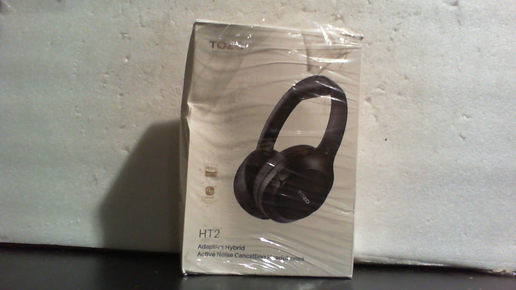Auriculares TOZO híbridos con cancelación activa de ruido, inalámbricos, supraaurales, Bluetooth, 60 horas de reproducción, audio de alta resolución, ecualizador personalizado mediante aplicación, graves profundos, almohadillas cómodas para los oídos