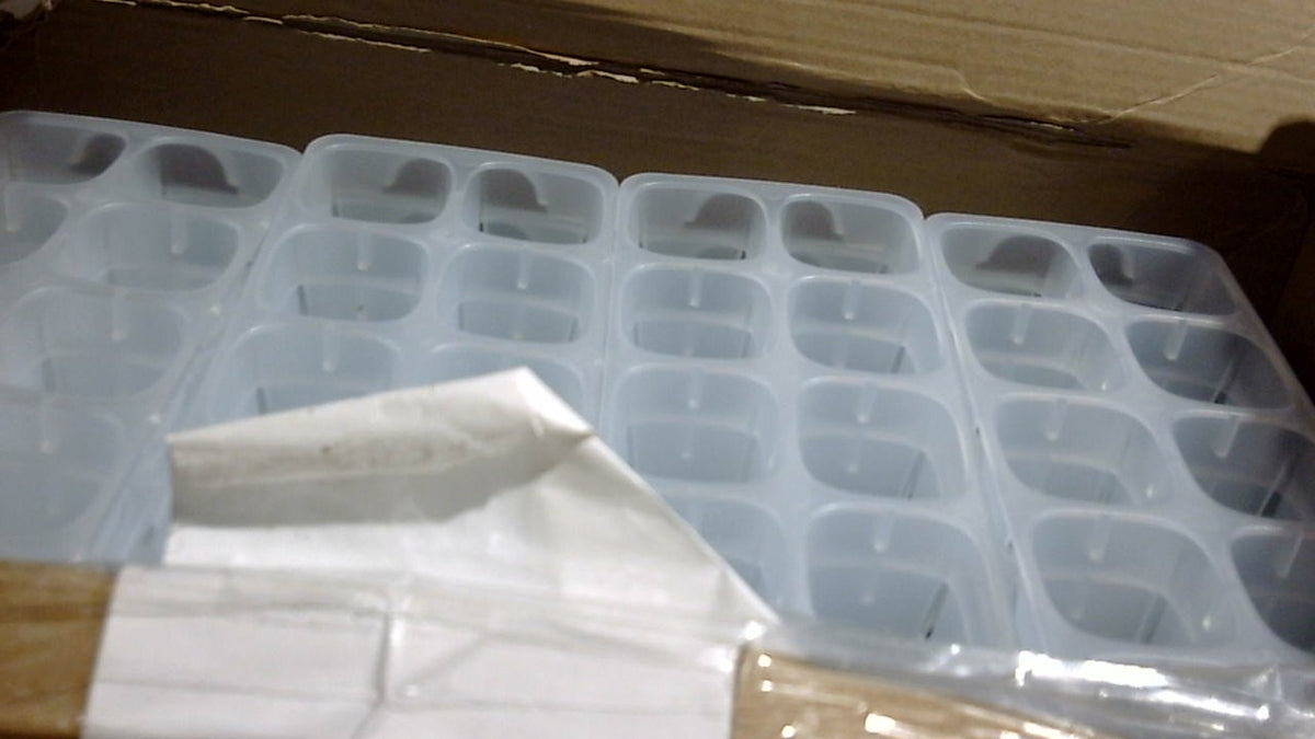 Kits de bandejas de germinación HIRALIY de 80 celdas con luz de cultivo, bandejas reutilizables para germinación de plantas, fácil trasplante, con cúpulas y bases, para iniciar el cultivo de hortalizas, flores, hierbas, jardinería de interior