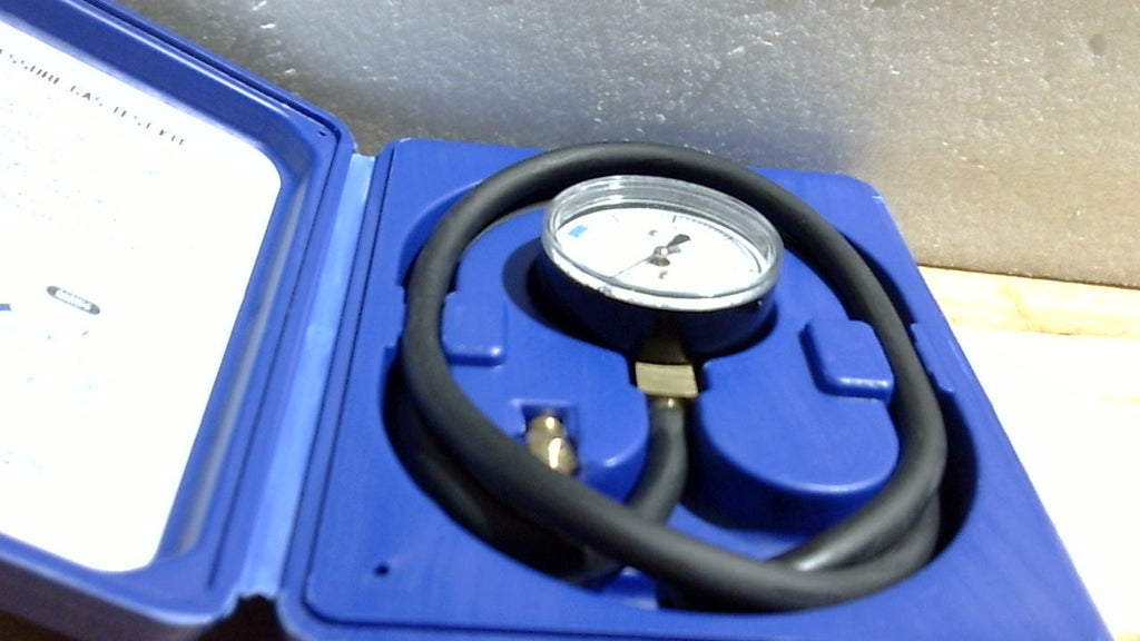 Kit de prueba de presión para colector de gas natural o GLP MEASUREMAN, 0-35" W.C., 1/4" NPT, manguera de 40" de longitud