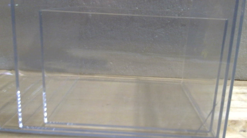 Una pieza con daño - Juego de 3 soportes acrílicos transparentes para buffet, tamaños 8, 7 y 6 pulgadas.