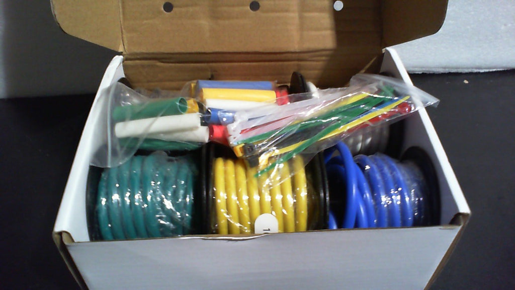 Carrete de cable trenzado Fermerry 10 AWG de 3 metros cada uno, 6 colores, flexible, calibre 10, kit de cables de conexión de silicona, cable eléctrico de cobre estañado