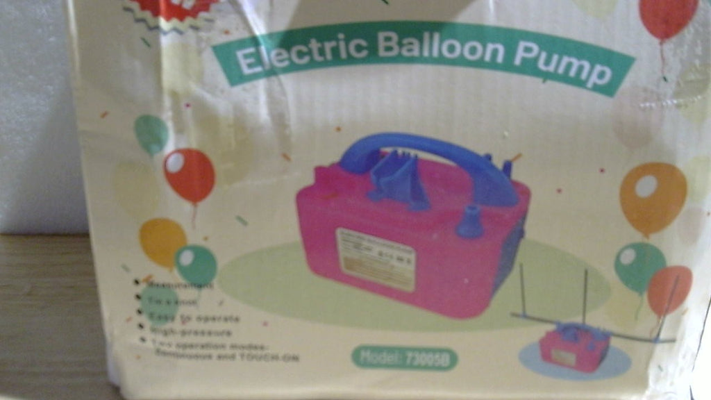 Bomba eléctrica para globos con medidor, QIPUMP 110V 600W, inflador de globos con doble boquilla, bomba de aire para globos para decoración, arcos, columnas de globos, fiestas.