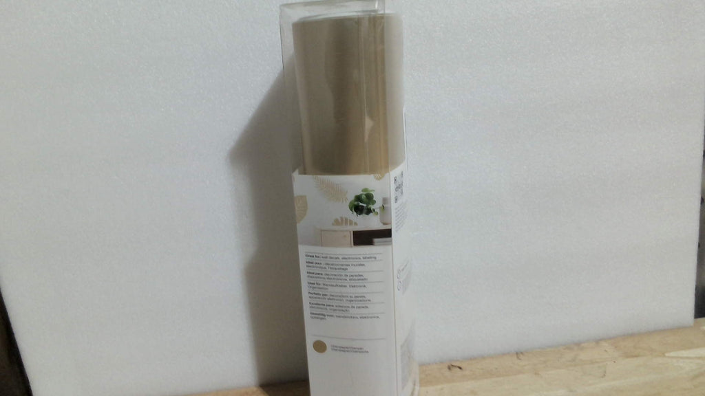 Vinilo inteligente metálico mate Cricut – Removible (3,65 m), color champán
