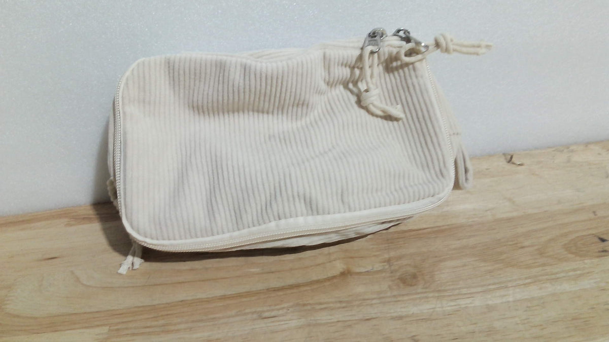 Estuche para lápices Bluboon de gran capacidad, estuche para lápices, estuche para bolígrafos, útiles escolares, linda caja de lápices de pana, bolsa para lápices para adolescentes, niñas, niños, mujeres, hombres, bolsa de maquillaje (beige A)