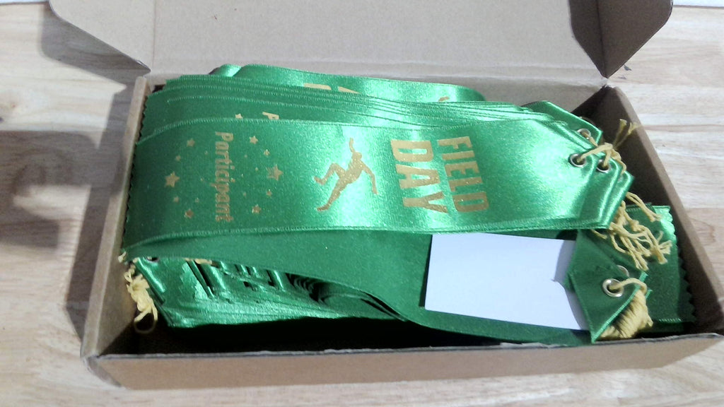 cintas de premio y reconocimiento para participantes "Field Day Participant