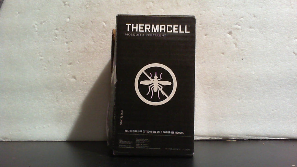 Repelente de mosquitos recargable Thermacell E-ZoneGuard Patio Max con zona de protección exterior científicamente probada de 6 metros; batería de 12 horas; recarga de 36 horas; alternativa al repelente de insectos en aerosol; base de carga rápida.