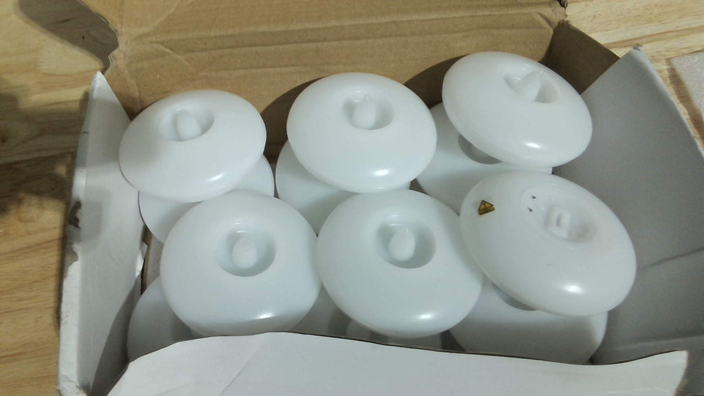 5plots Paquete de 12 velas flotantes sin llama de 200 horas, velas LED blancas impermeables de 7,6 cm para jarrones de boda, centros de mesa, decoración de fiestas, propuestas de matrimonio y piscinas.