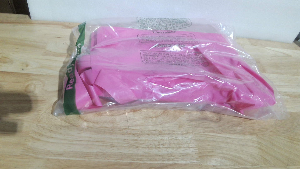 Odseciran 50 Bolsas Rosas de Agradecimiento para Pequeñas Empresas, Bolsas de Compras con Asa, Plástico, Regalos para Fiestas y Boutiques, 15x12 pulgadas