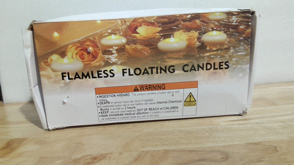 5 plts 24Pack 200 horas Velas flotantes sin llama, 3 pulgadas, velas LED blancas impermeables para jarrones de boda, centros de mesa, decoración de fiestas, propuestas de matrimonio y piscinas