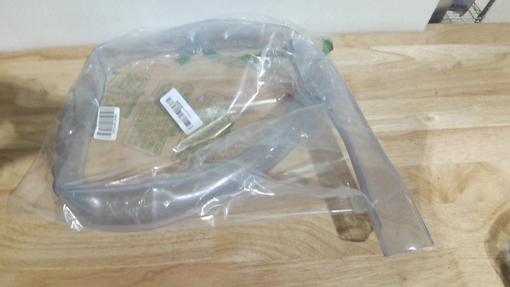 Tubo de PVC DERNORD de 1-1/4" de diámetro interior x 1-1/2" de diámetro exterior, manguera de vinilo transparente flexible de 5 pies para uso alimentario.