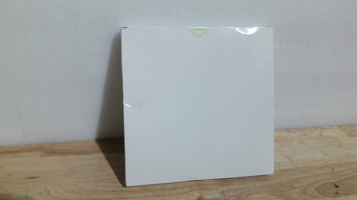 Tapas antipolvo para velas CandMak, 160 unidades, impresas en blanco mate, con lengüeta para la fabricación de velas (8,9 cm).