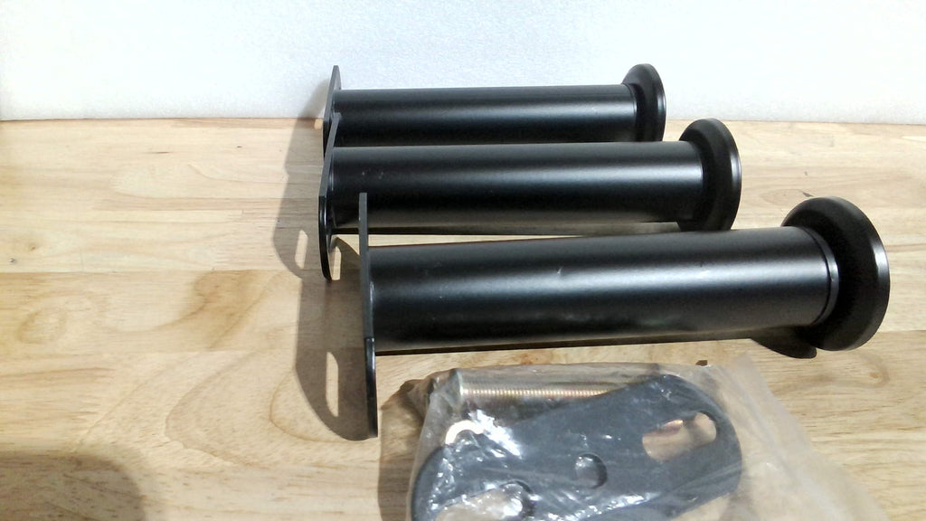 Wlrrcwdttc 3piezas de patas de soporte para cama de altura ajustable de 7.08 a 12.6 pulgadas, patas de soporte central para marco de cama/listón central de cama/muebles, patas de repuesto de metal resistentes para cama