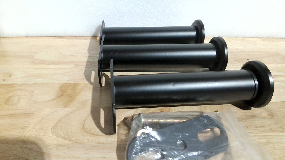 Wlrrcwdttc 3piezas de patas de soporte para cama de altura ajustable de 7.08 a 12.6 pulgadas, patas de soporte central para marco de cama/listón central de cama/muebles, patas de repuesto de metal resistentes para cama