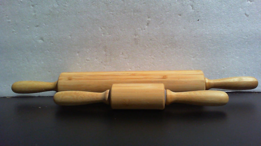 Paquete de 2 rodillos de madera de 10 y 17,5 pulgadas para hornear - Rodillo largo para masa para todas las necesidades de repostería