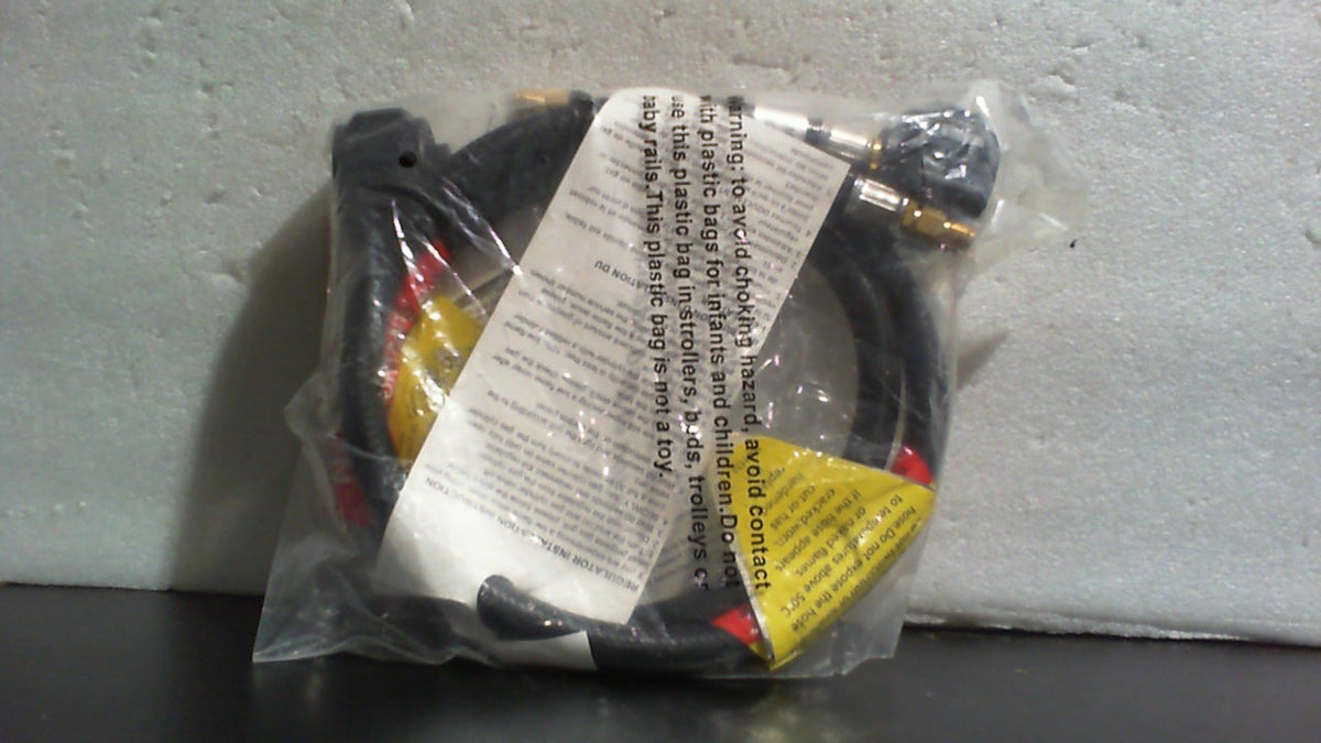 GGC Manguera de propano tipo pigtail para RV de 2 pies con conector QCC1 y abocardado macho invertido de 1/4'' (2 unidades)