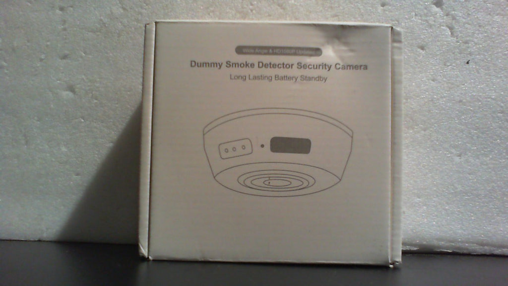 FORTHAUS. Detector de humo con cámara oculta, WiFi inalámbrico - Cámaras de vigilancia para niñeras con aplicación para celular - 180 días de duración de la batería, visión nocturna, detección de movimiento, lente lateral para seguridad en interiores