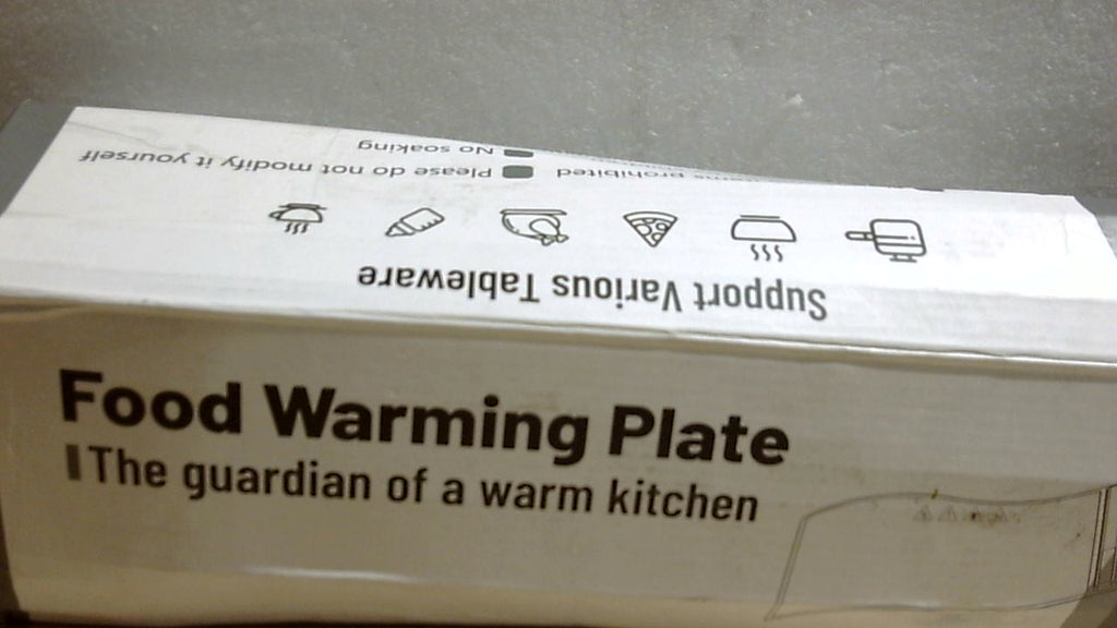 Tapete calentador de alimentos: calentamiento rápido y uniforme de toda la superficie, almohadilla térmica de silicona con 3 ajustes de temperatura para buffets y fiestas, bandeja eléctrica enrollable para calentar alimentos, plato calefactor de cocina