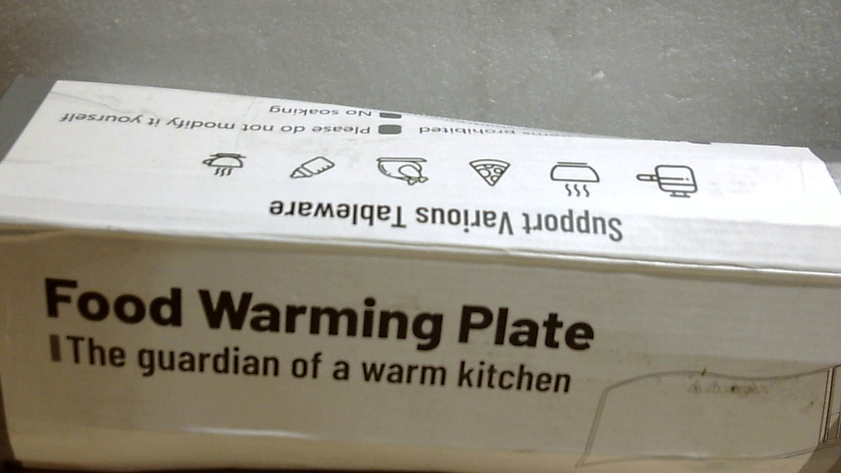 Tapete calentador de alimentos: calentamiento rápido y uniforme de toda la superficie, almohadilla térmica de silicona con 3 ajustes de temperatura para buffets y fiestas, bandeja eléctrica enrollable para calentar alimentos, plato calefactor de cocina