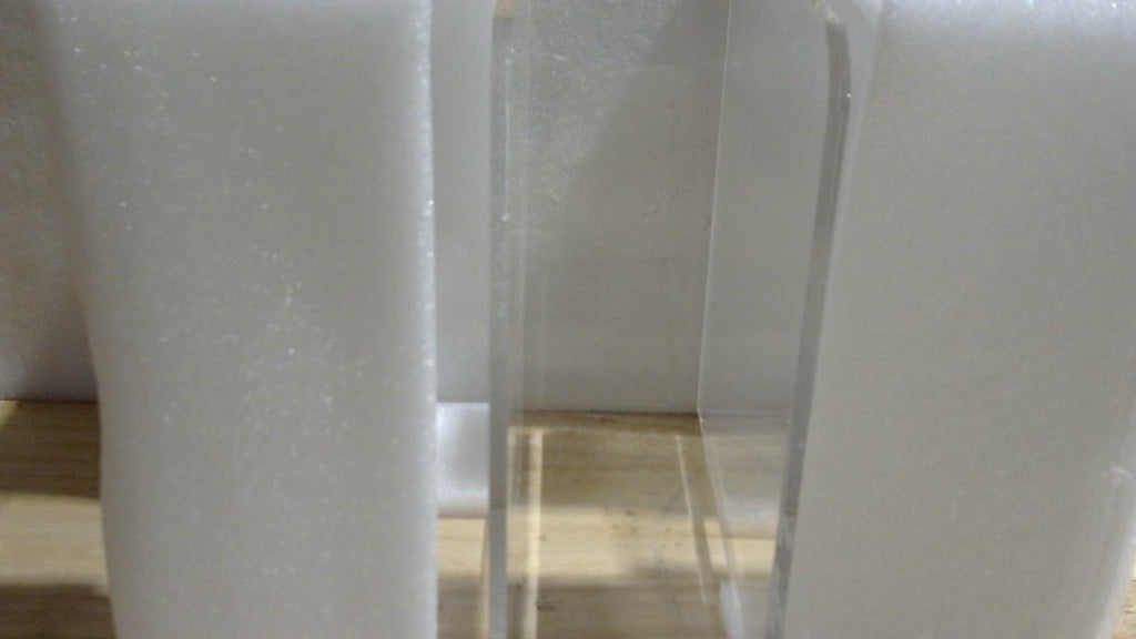 Revistero, estante para revistas de acrílico transparente, organizador de archivos para escritorio de oficina, organizador de libros, -Una pieza-3 espacios verticales, 1 paquete (B5)